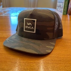RVCA Camo Snapback Hat
